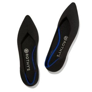 Rothy’s The Point Black Solid Flats